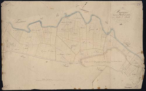 Monségur - -Section A feuille 2 : La Ville