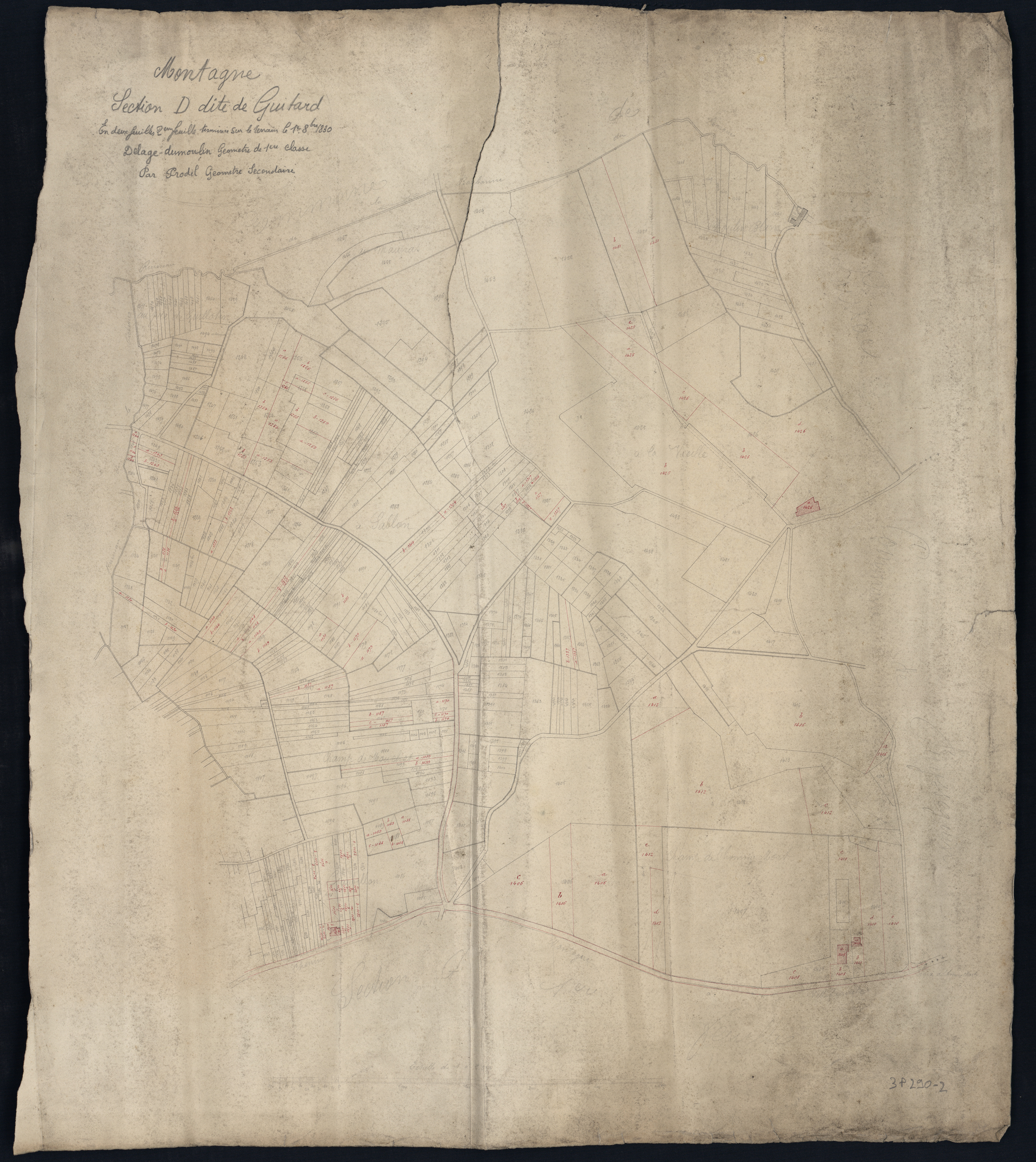 Montagne - -Section D feuille 2 : Guitard