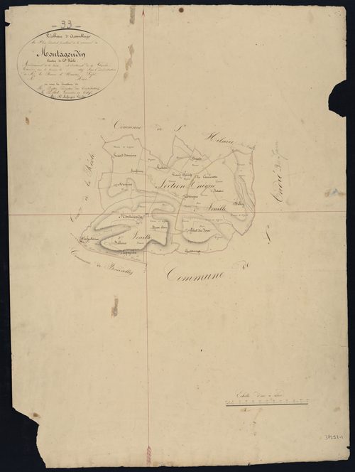 Montagoudin - -Tableau d'assemblage