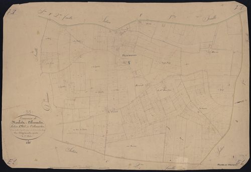 Mouliets-et-Villemartin - -Section E feuille 1 : Villemartin