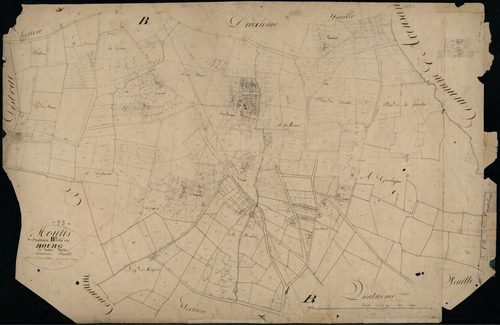 Moulis-en-Médoc - -Section B feuille 3 : Le Bourg