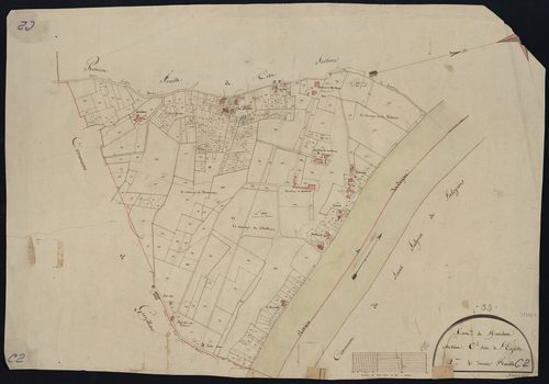 Moulon - -Section C feuille 2 : L'Eglise