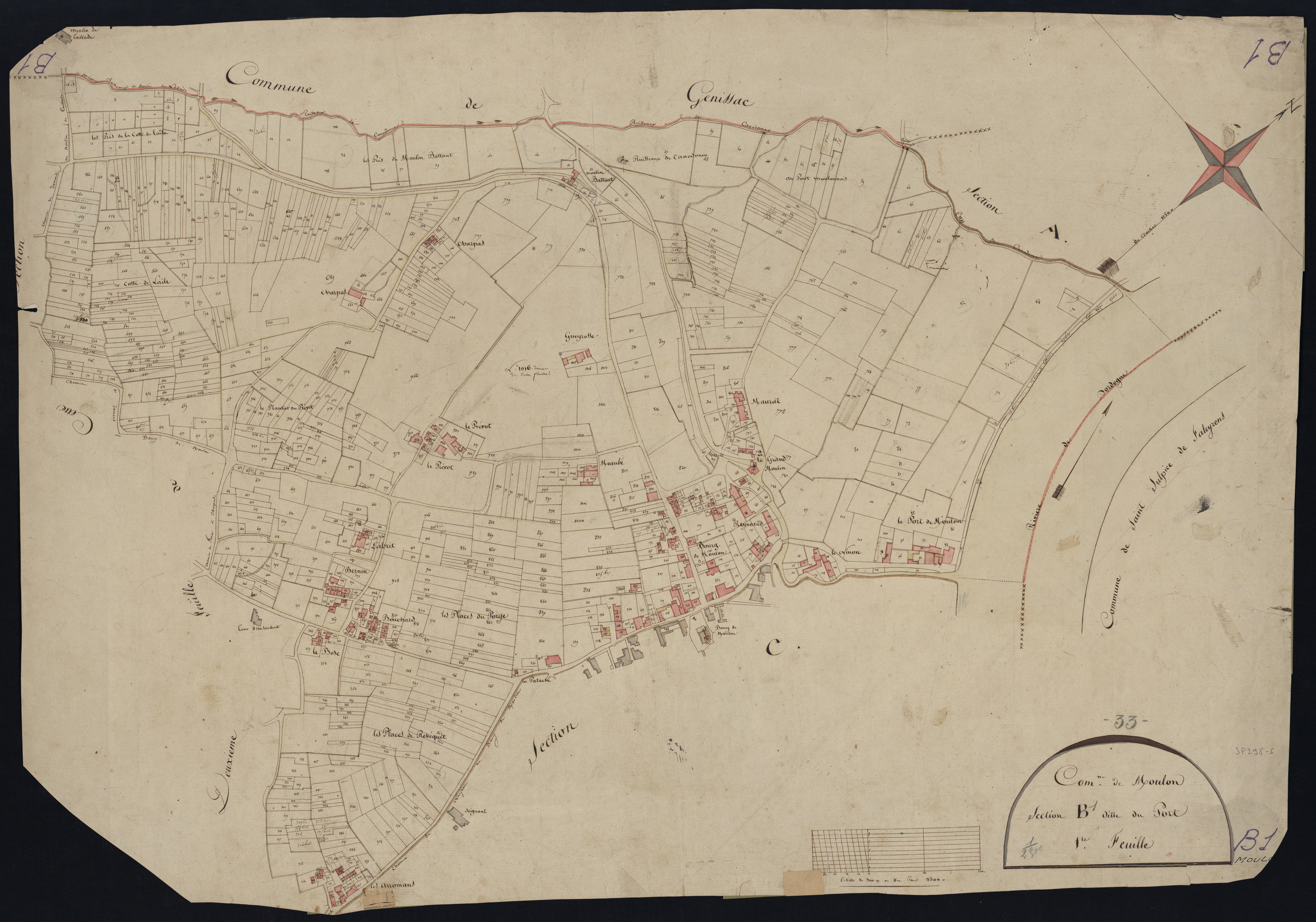 Moulon - -Section B feuille 1 : Le Port