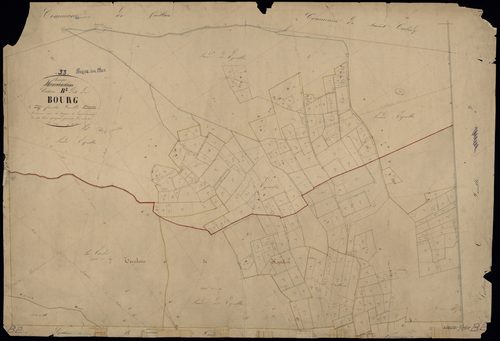Naujac-sur-Mer - -Section B feuille 2 : Le Bourg