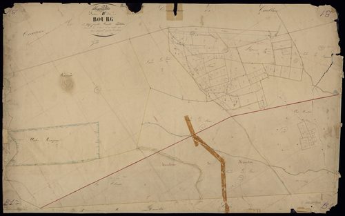 Naujac-sur-Mer - -Section B feuille 1 : Le Bourg