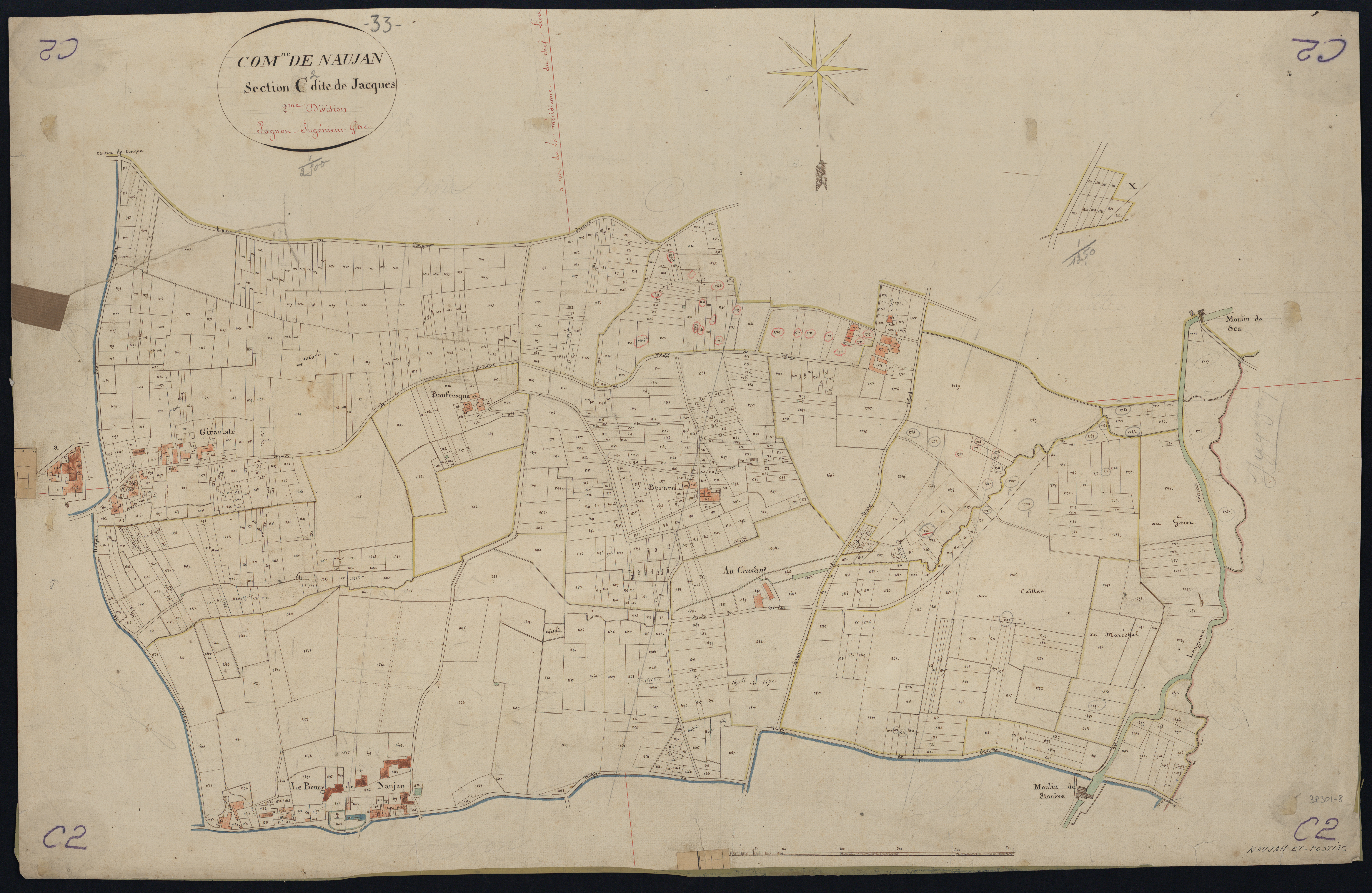 Naujan-et-Postiac - -Section C feuille 2 : Jacques