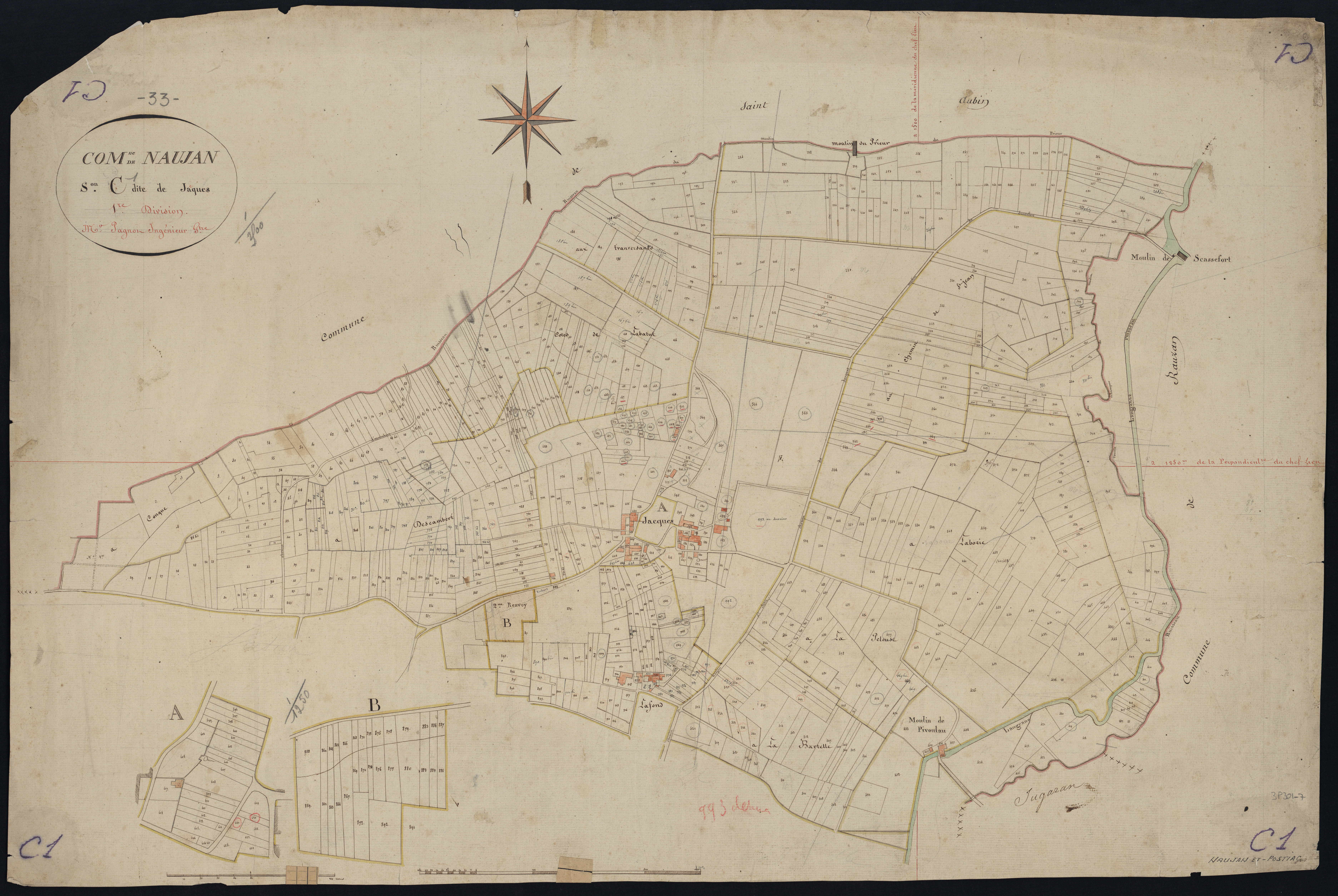 Naujan-et-Postiac - -Section C feuille 1 : Jacques