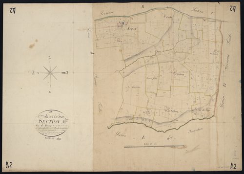 Le Nizan - -Section A feuille 2 : Le Bourg