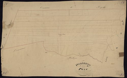 Noaillan - -Section A feuille 1 : Prat