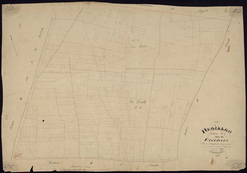 Noaillan - -Section C feuille 1 : Castigues