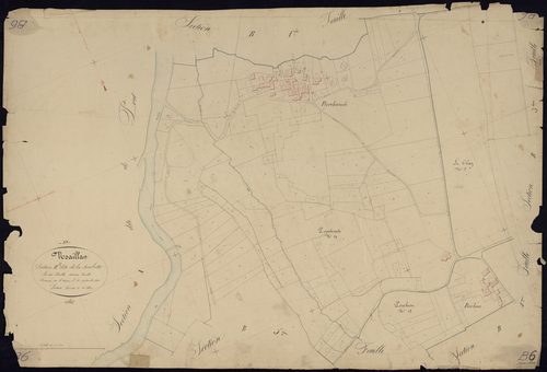 Noaillan - -Section B feuille 6 : La Saubotte