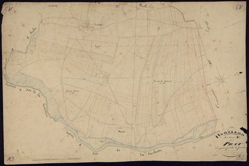 Noaillan - -Section A feuille 3 : Prat