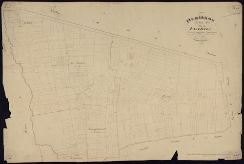 Noaillan - -Section C feuille 5 : Castigues