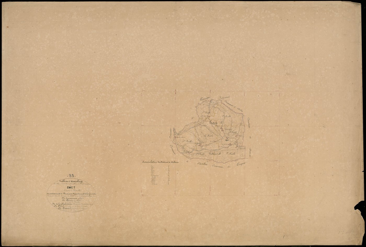 Omet - -Tableau d'assemblage