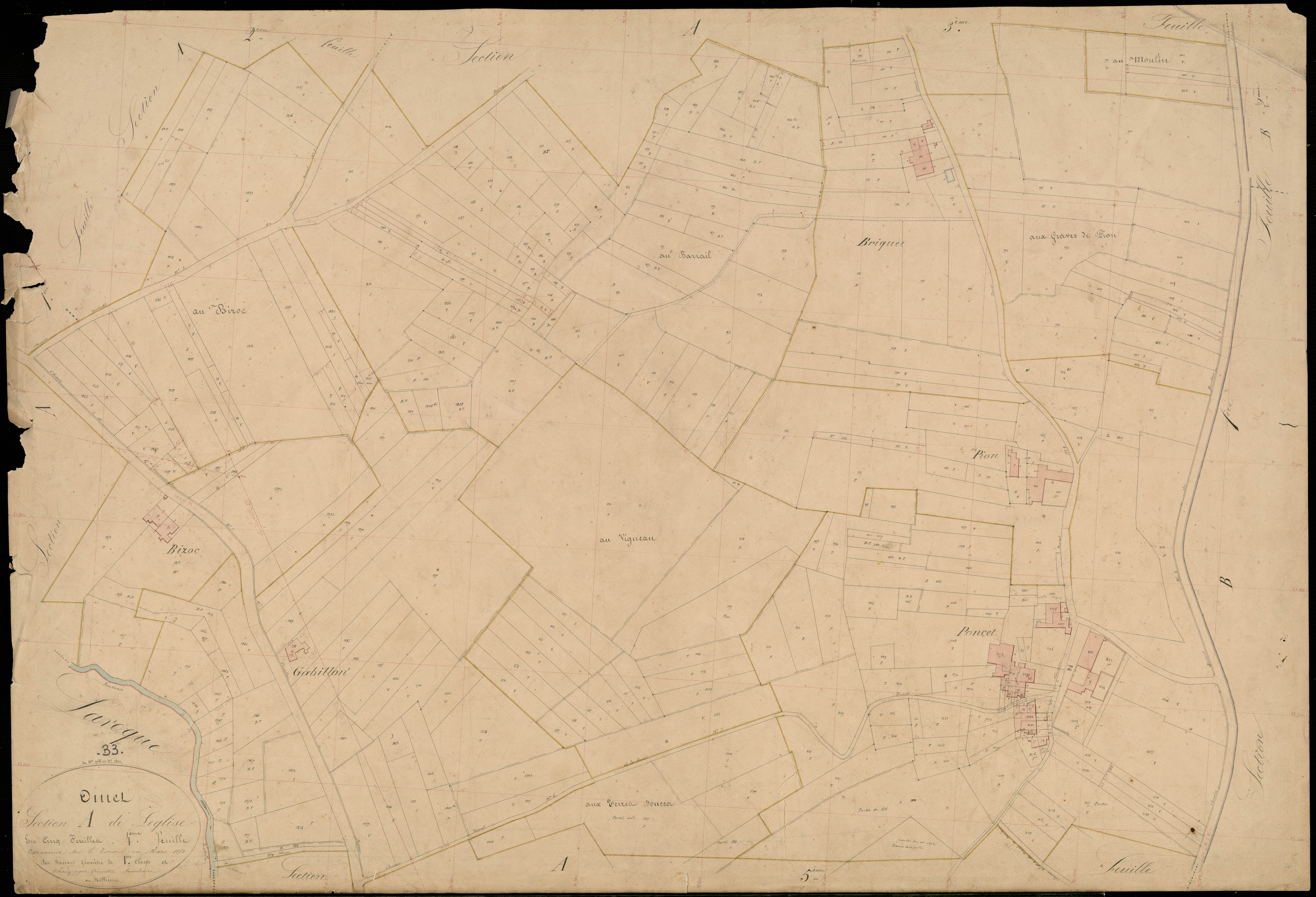 Omet - -Section A feuille 4 : L'Eglise