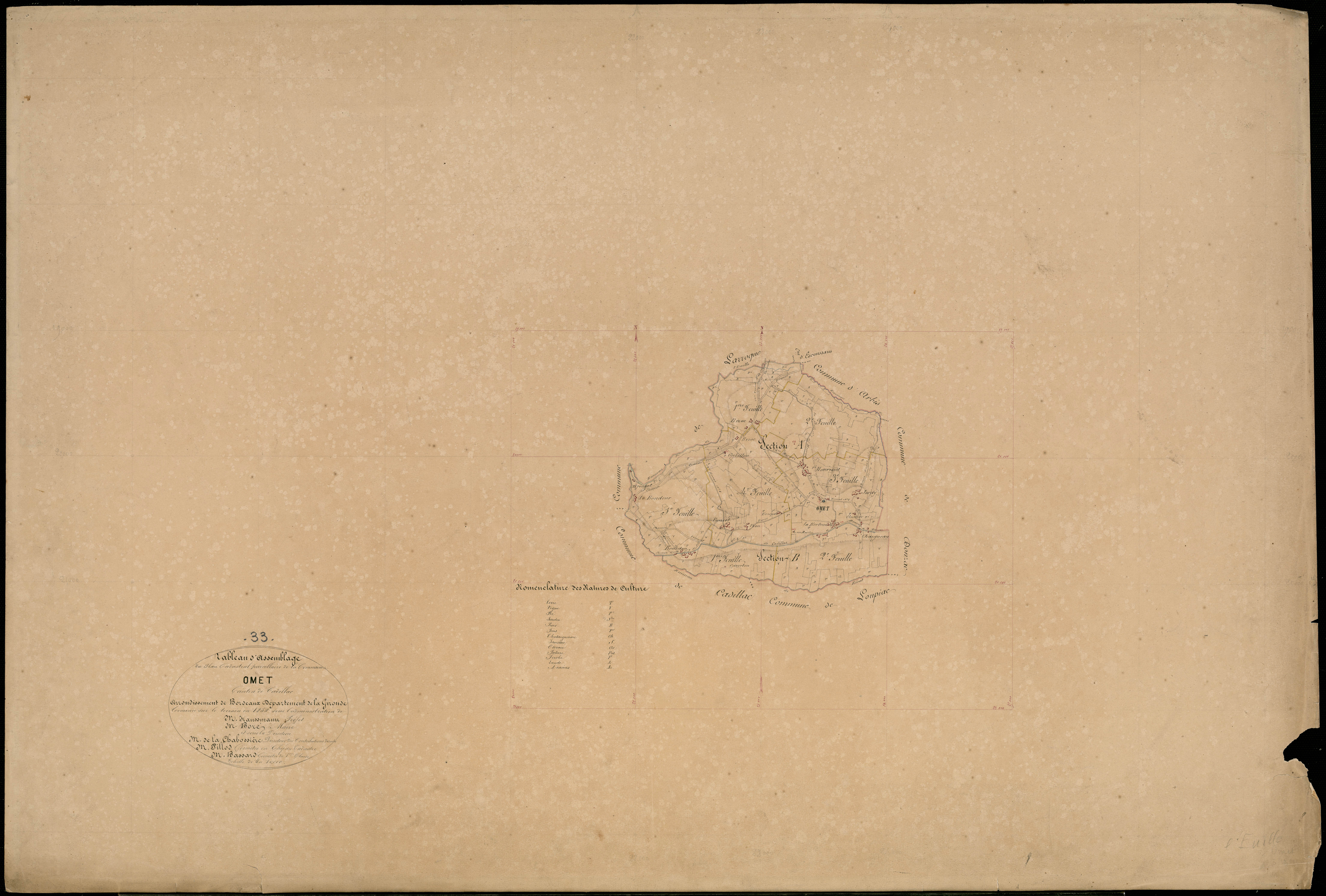 Omet - -Tableau d'assemblage