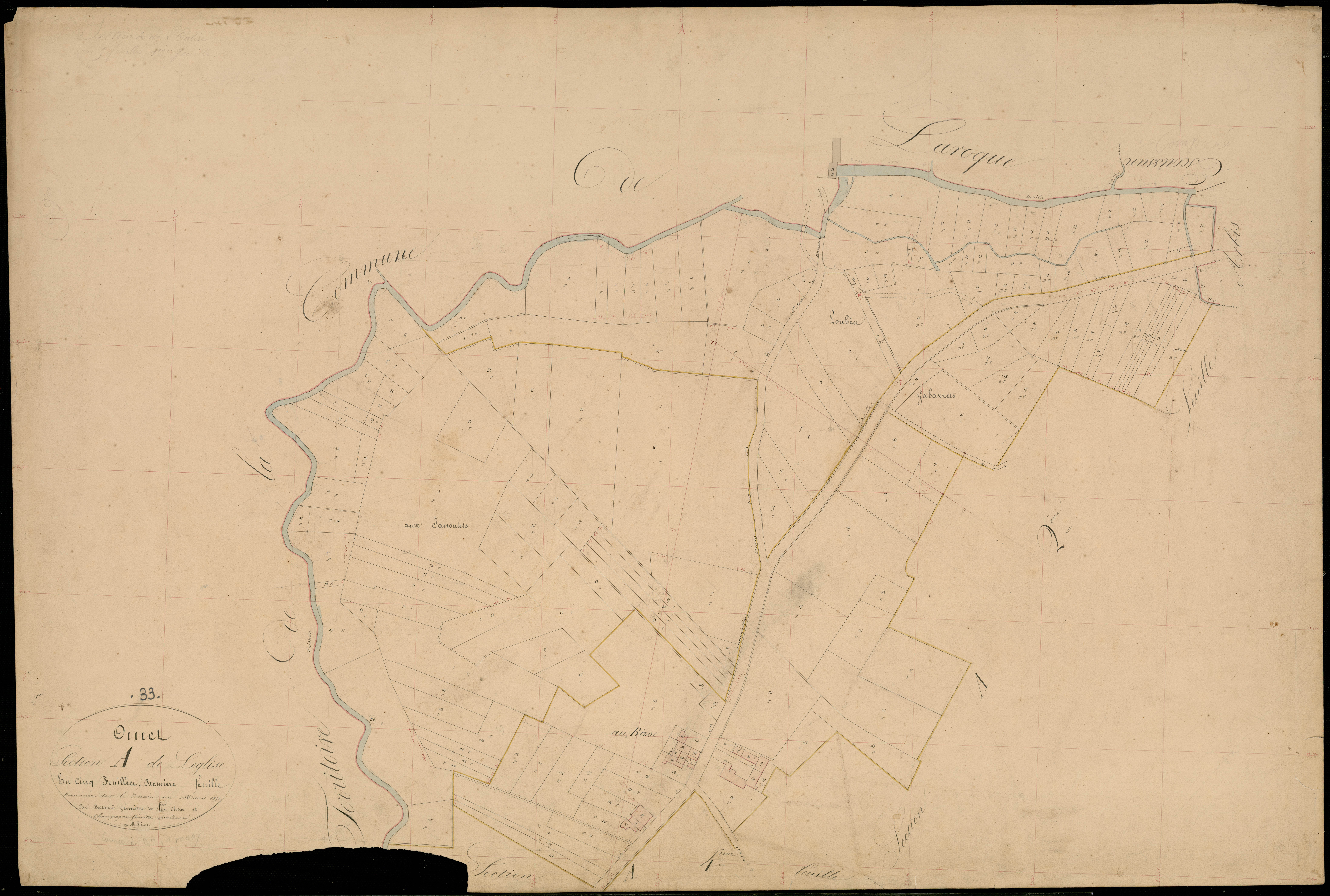 Omet - -Section A feuille 1 : L'Eglise