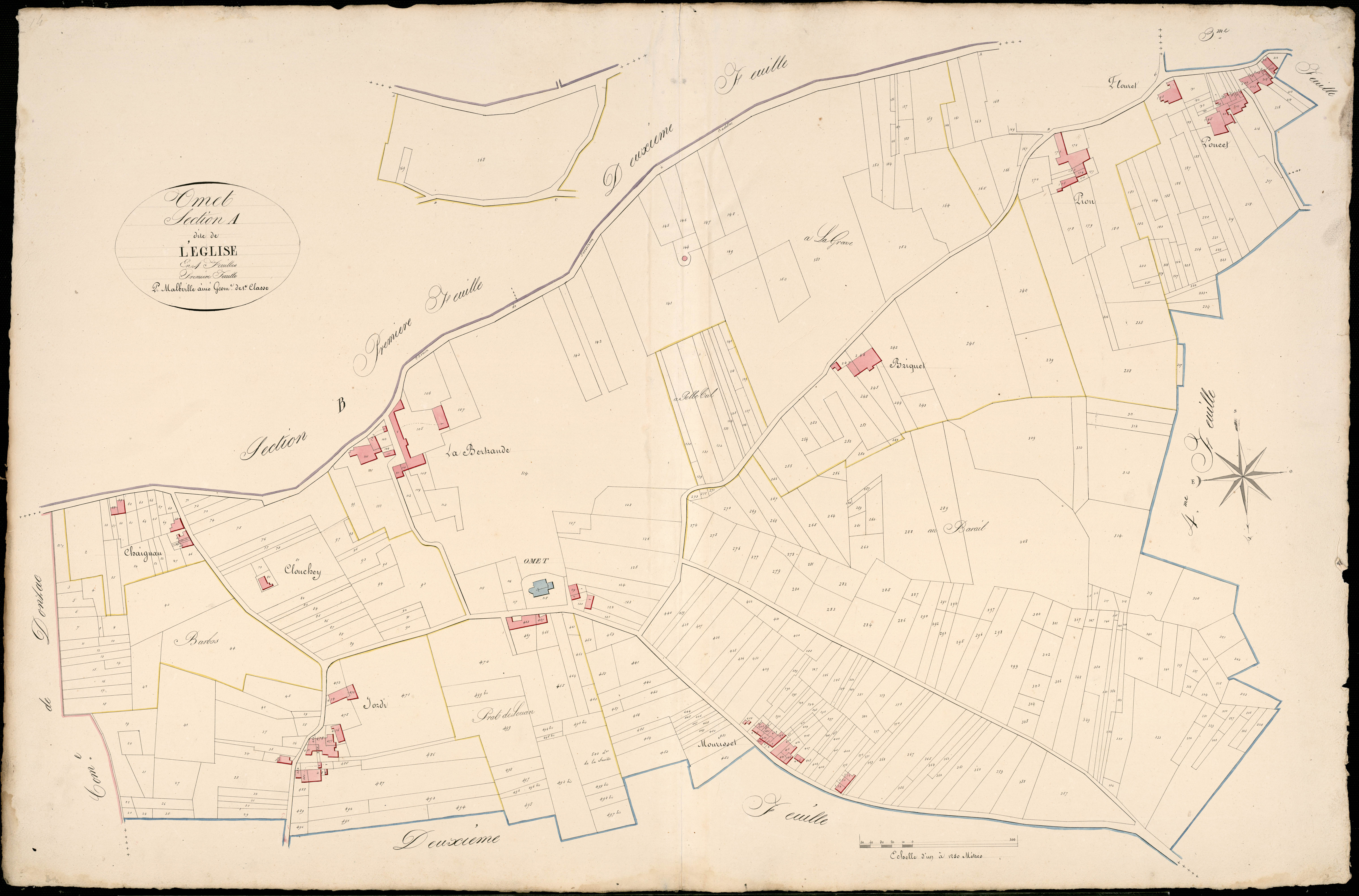 Omet - -Section A feuille 1 : L'Eglise