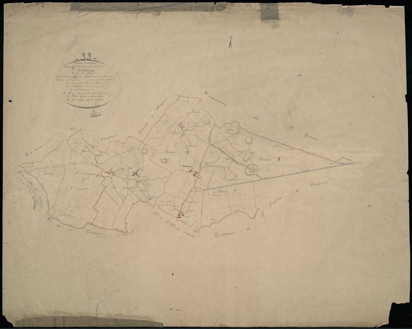 Ordonnac - -Tableau d'assemblage