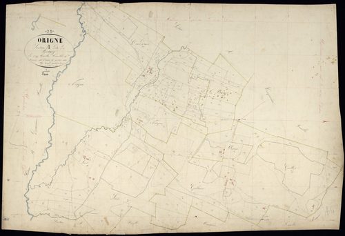 Origne - -Section A feuille 4 : Le Bourg