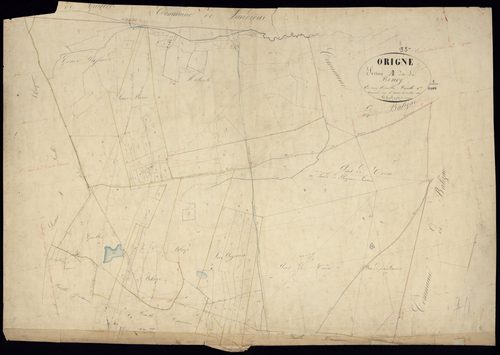 Origne - -Section A feuille 1 : Le Bourg