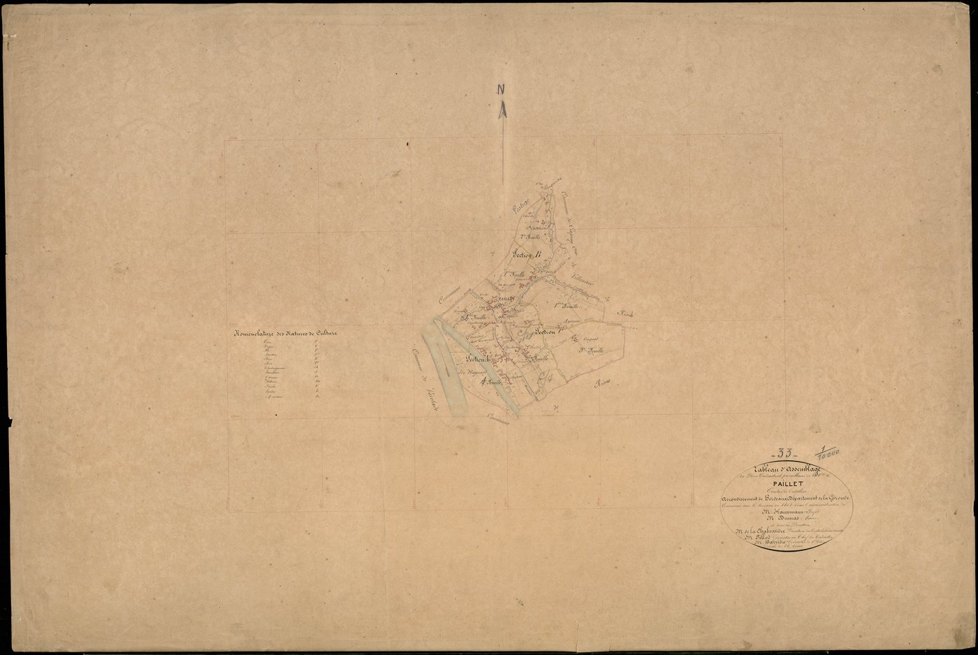 Paillet - -Tableau d'assemblage