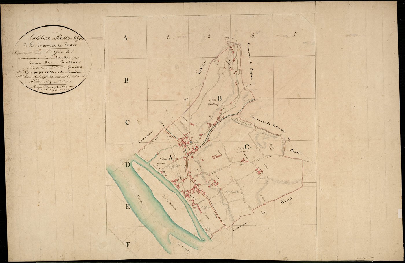Paillet - -Tableau d'assemblage