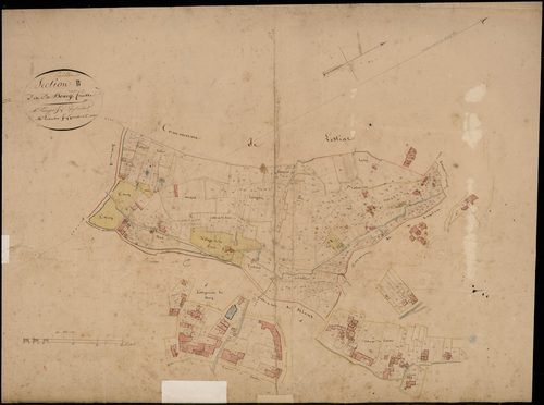 Paillet - -Section B feuille 1 : Le Bourg