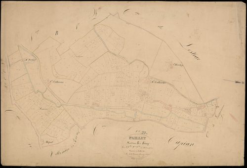 Paillet - -Section B feuille 2 : Le Bourg