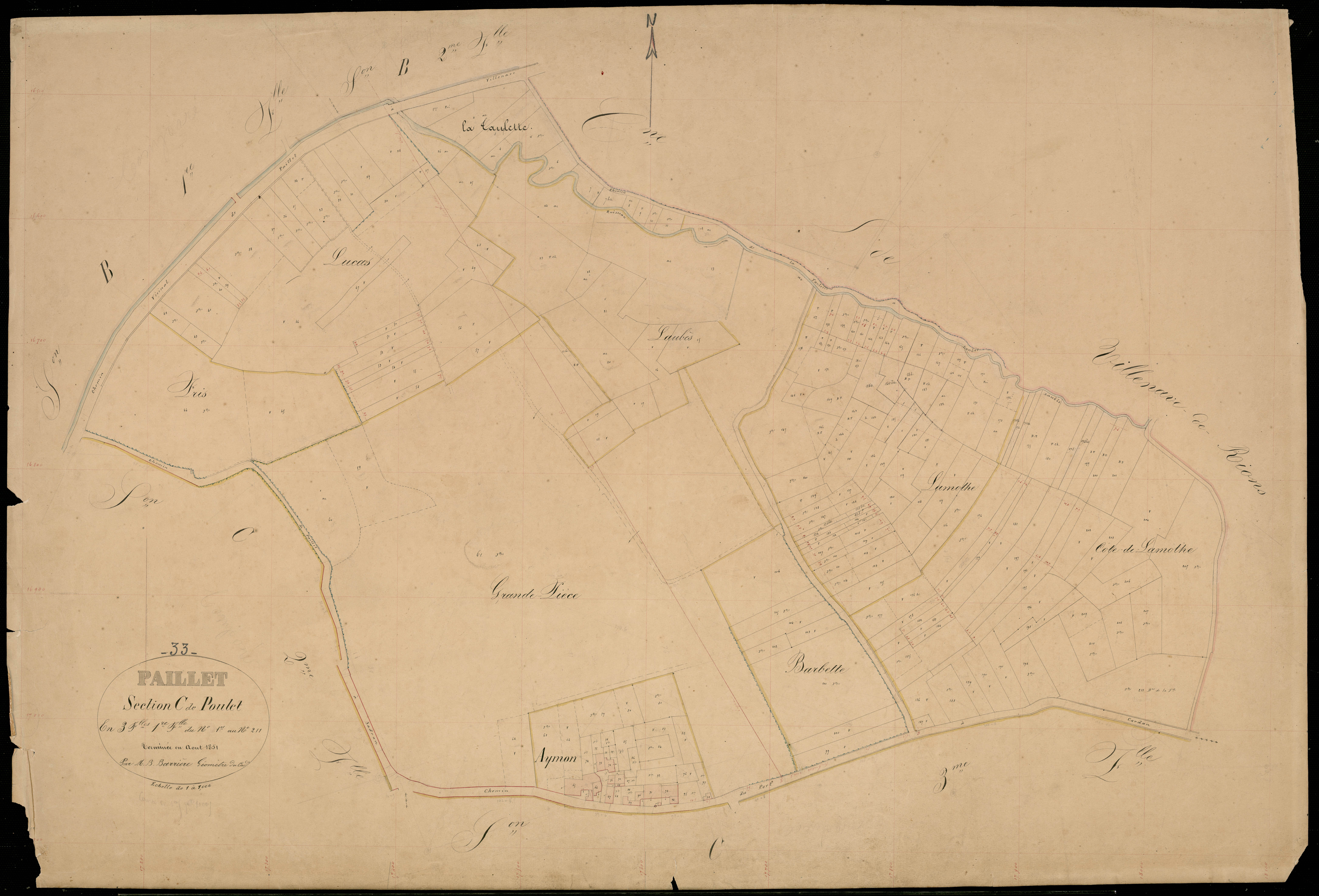 Paillet - -Section C feuille 1 : Poulet