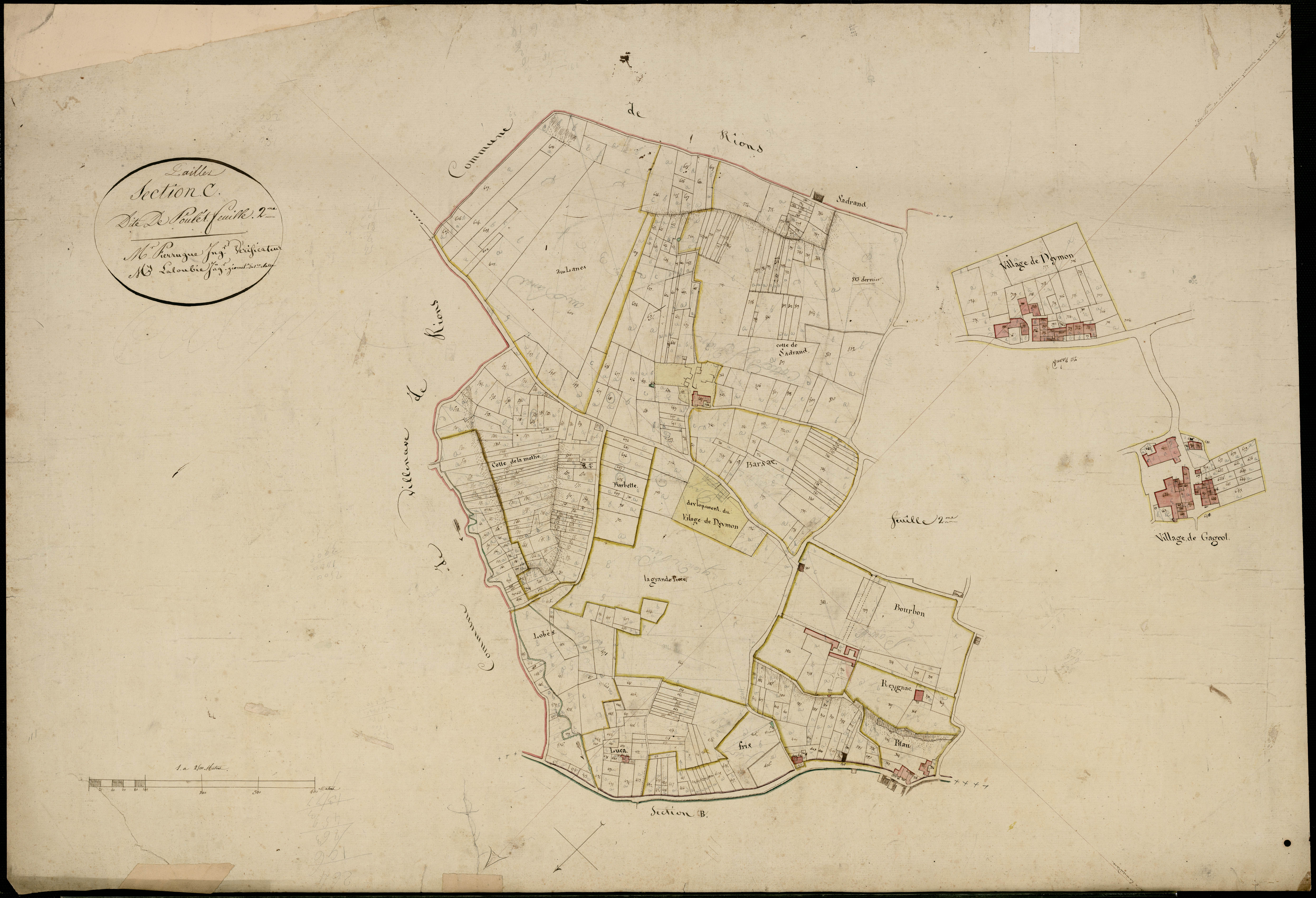 Paillet - -Section C feuille 1 : Poulet