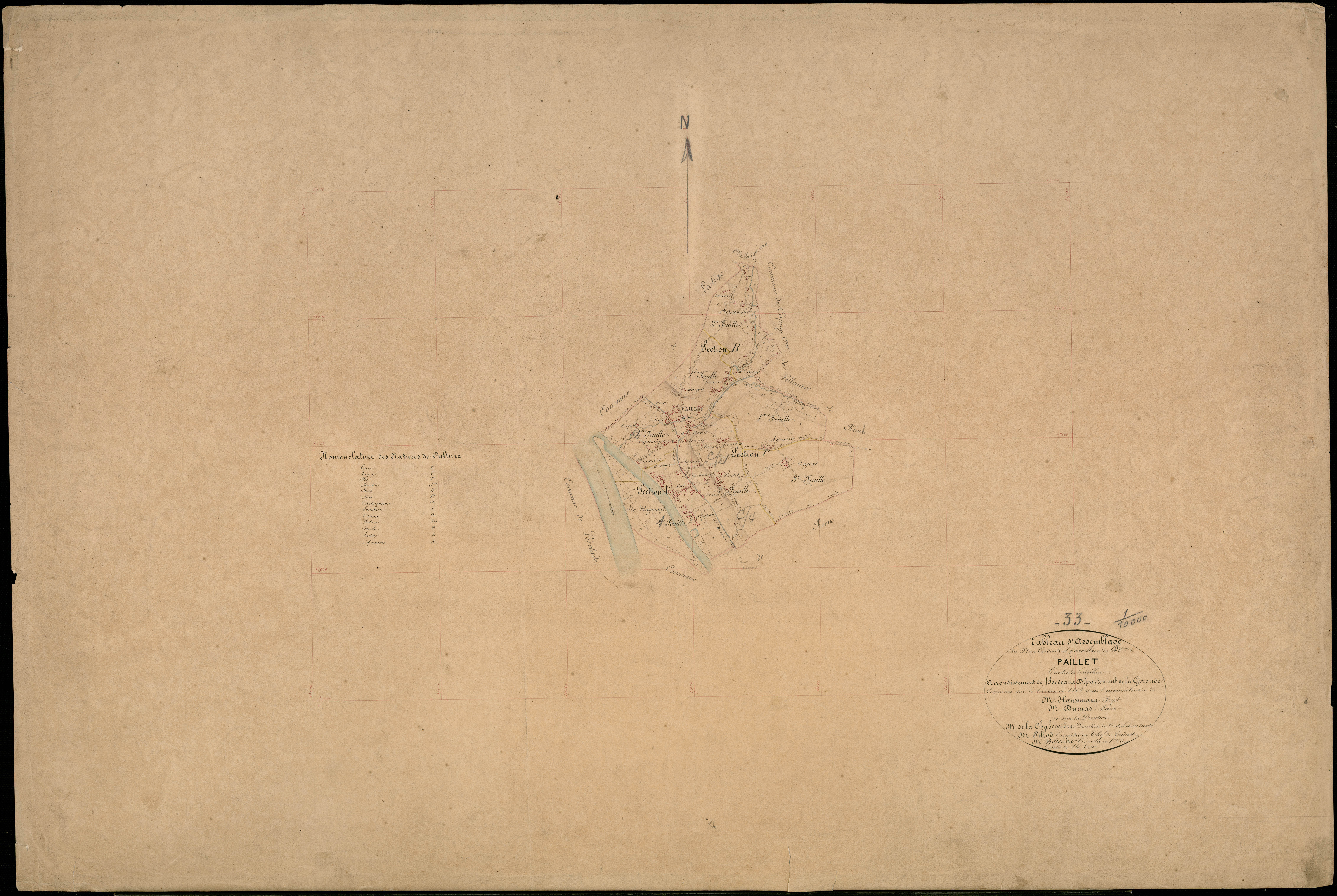 Paillet - -Tableau d'assemblage