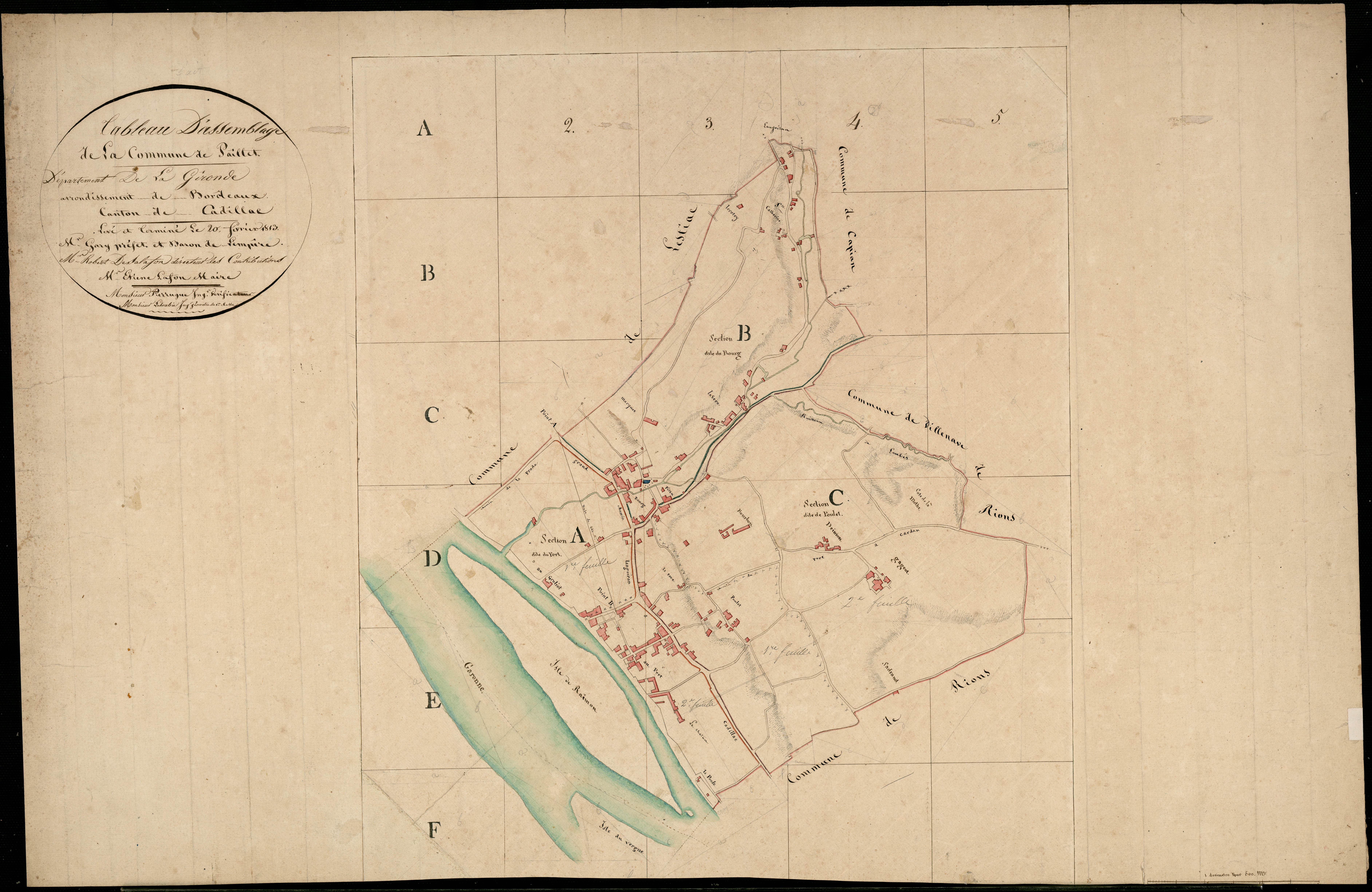 Paillet - -Tableau d'assemblage