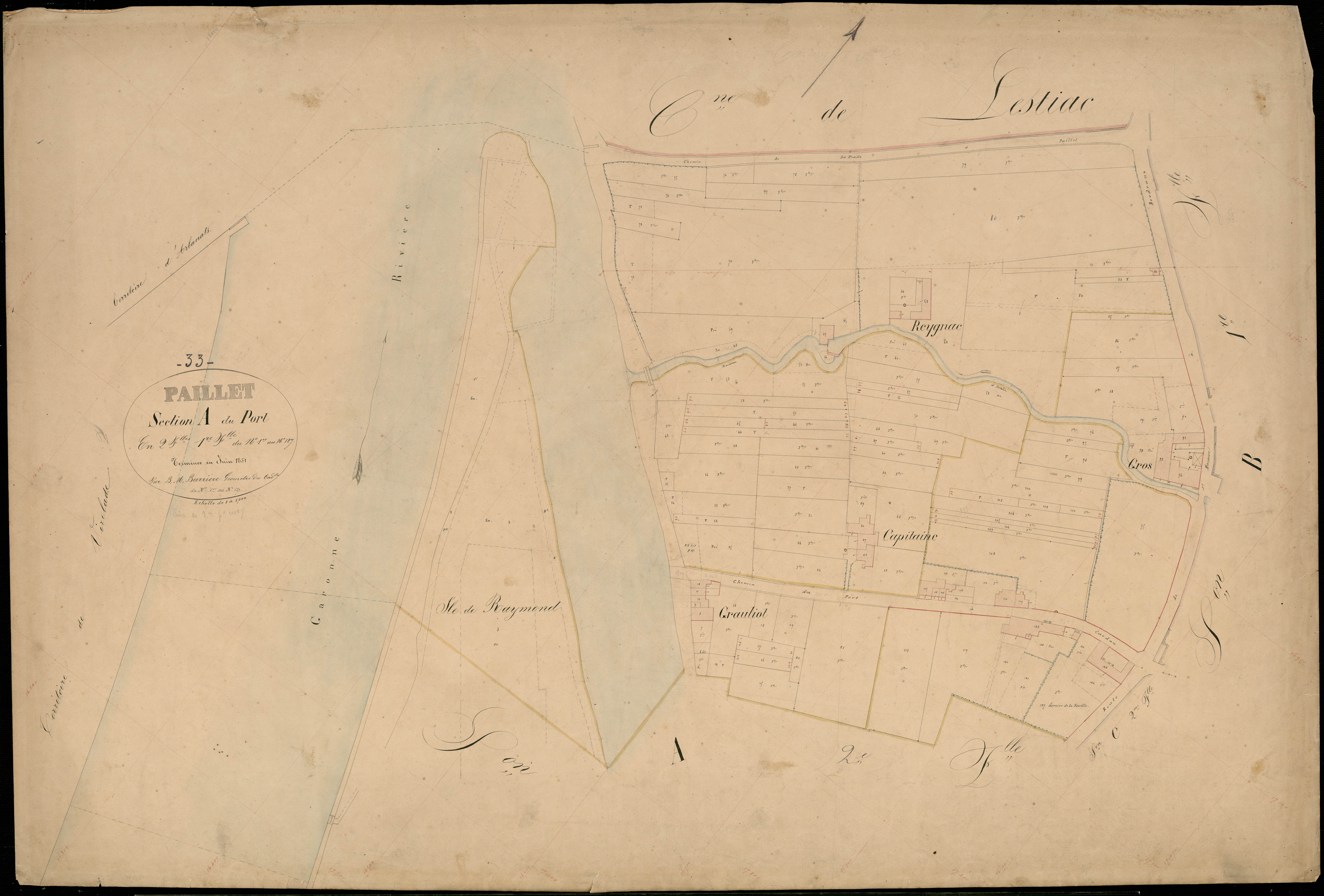 Paillet - -Section A feuille 1 : Le Port