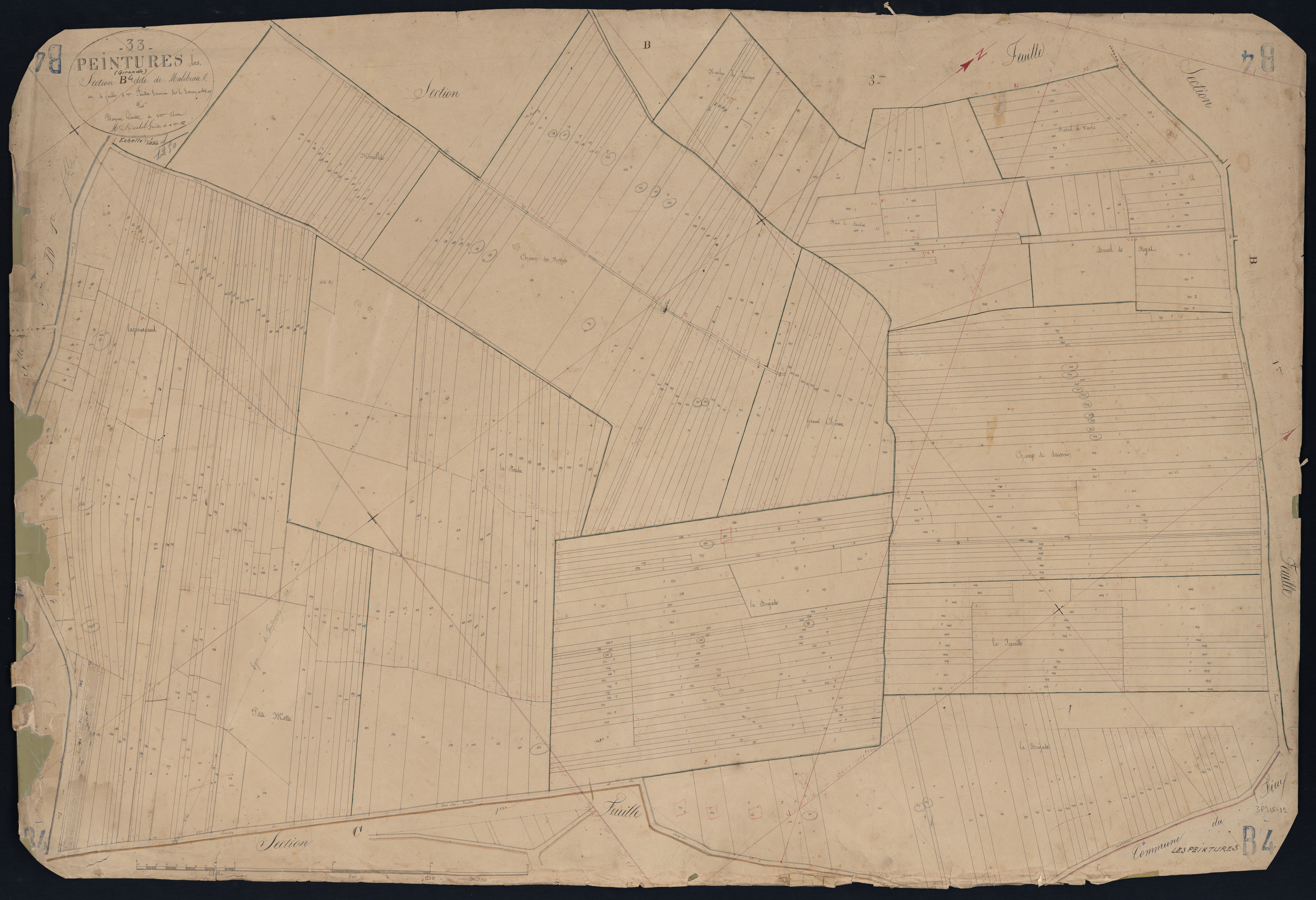 Peintures - -Section B feuille 4 : Malibeau