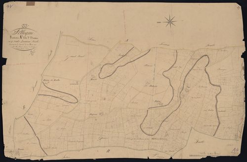 Pellegrue - -Section A feuille 4 : Uneau