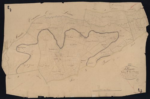 Pellegrue - -Section A feuille 3 : Uneau