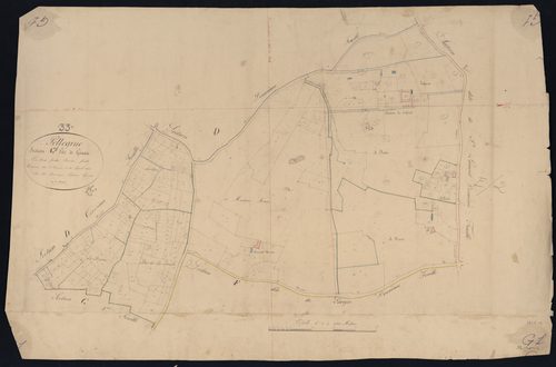 Pellegrue - -Section G feuille 1 : Genas