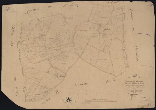 Périssac - -Section A feuille 1 : Froin