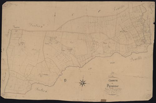 Périssac - -Section C feuille 2 : Le Grand-Legner