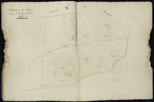 Pessac - -Section B feuille 2 : Monbalon