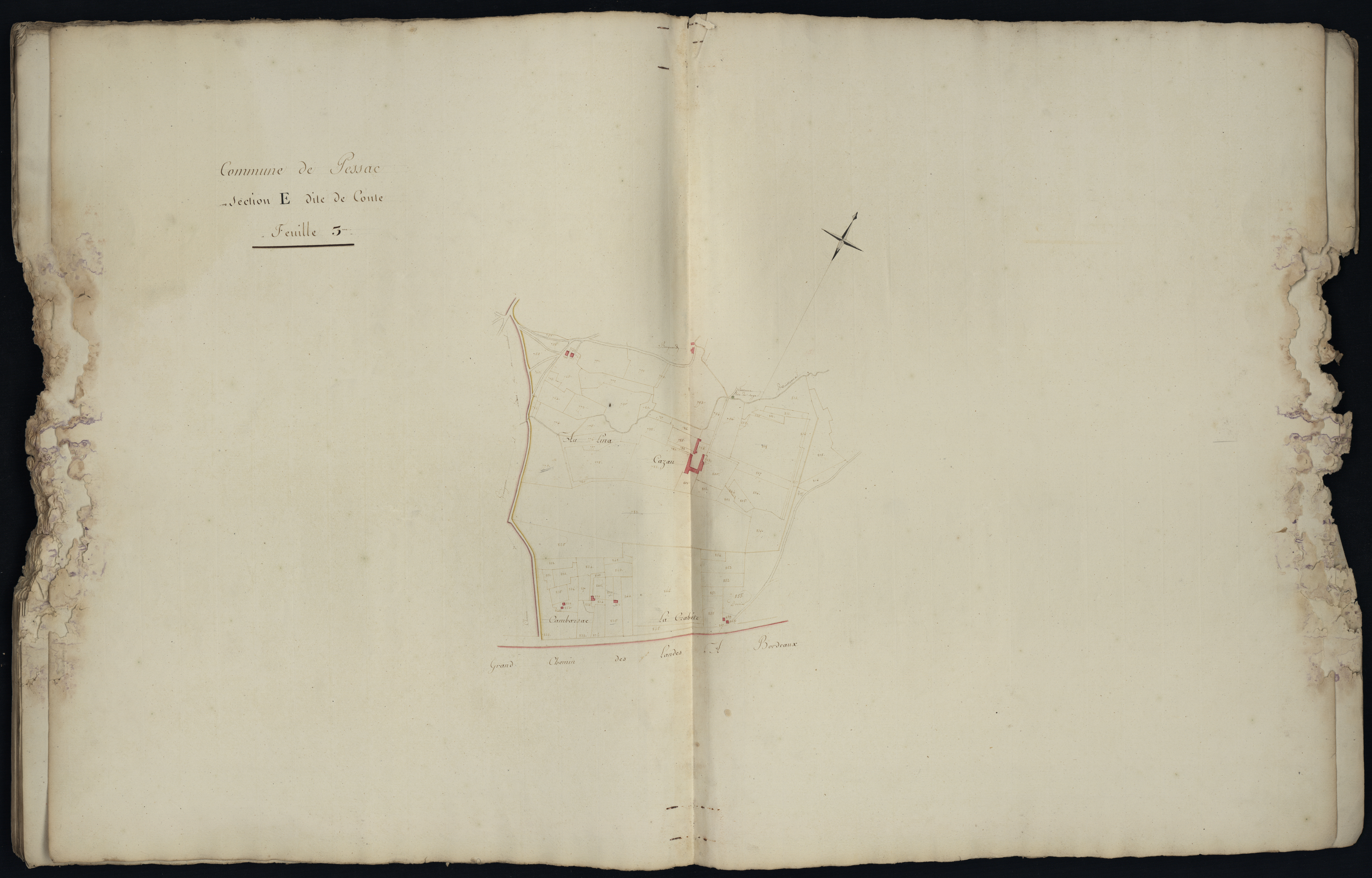 Pessac - -Section E feuille 3 : Conte