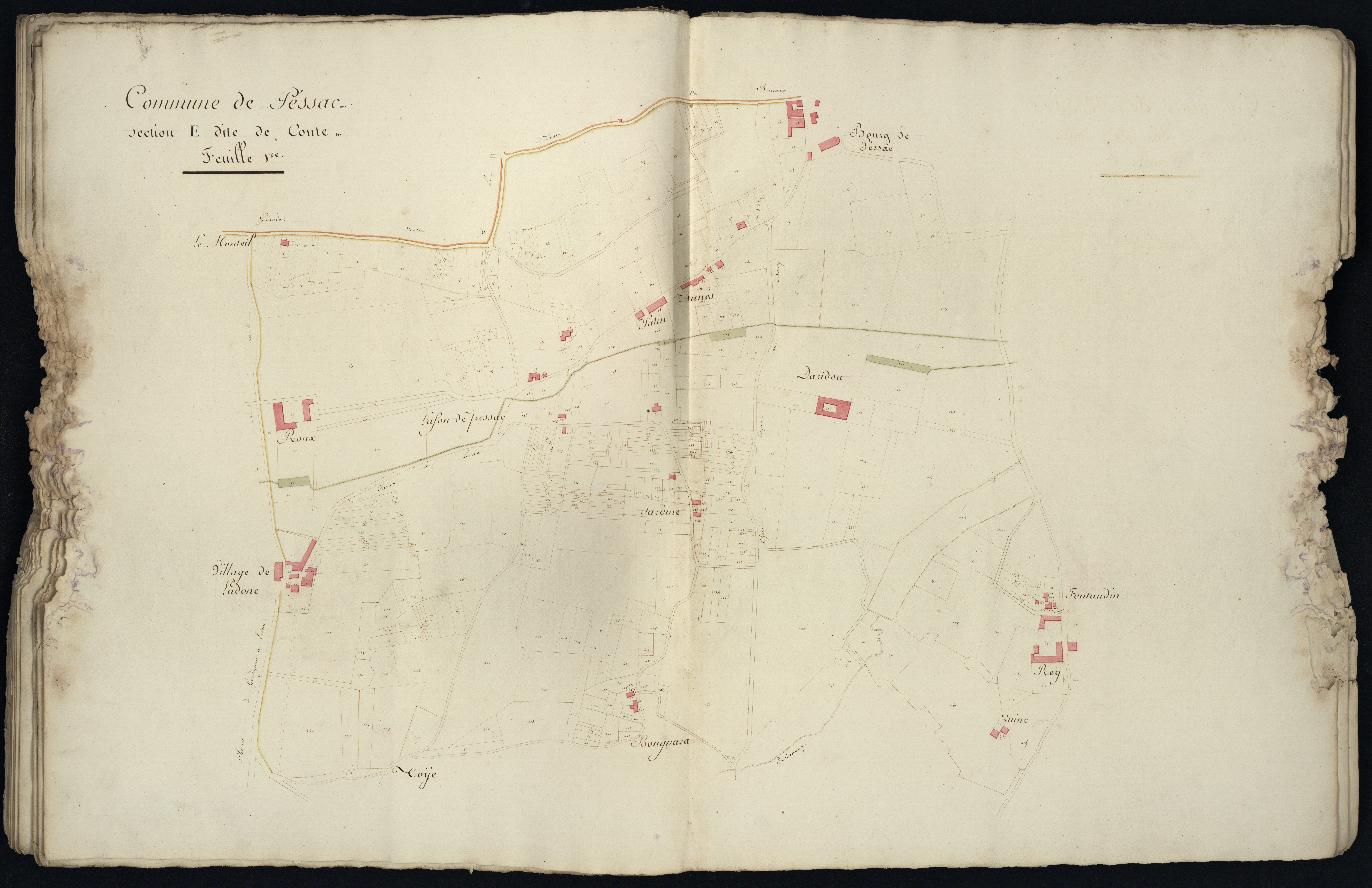Pessac - -Section E feuille 1 : Conte