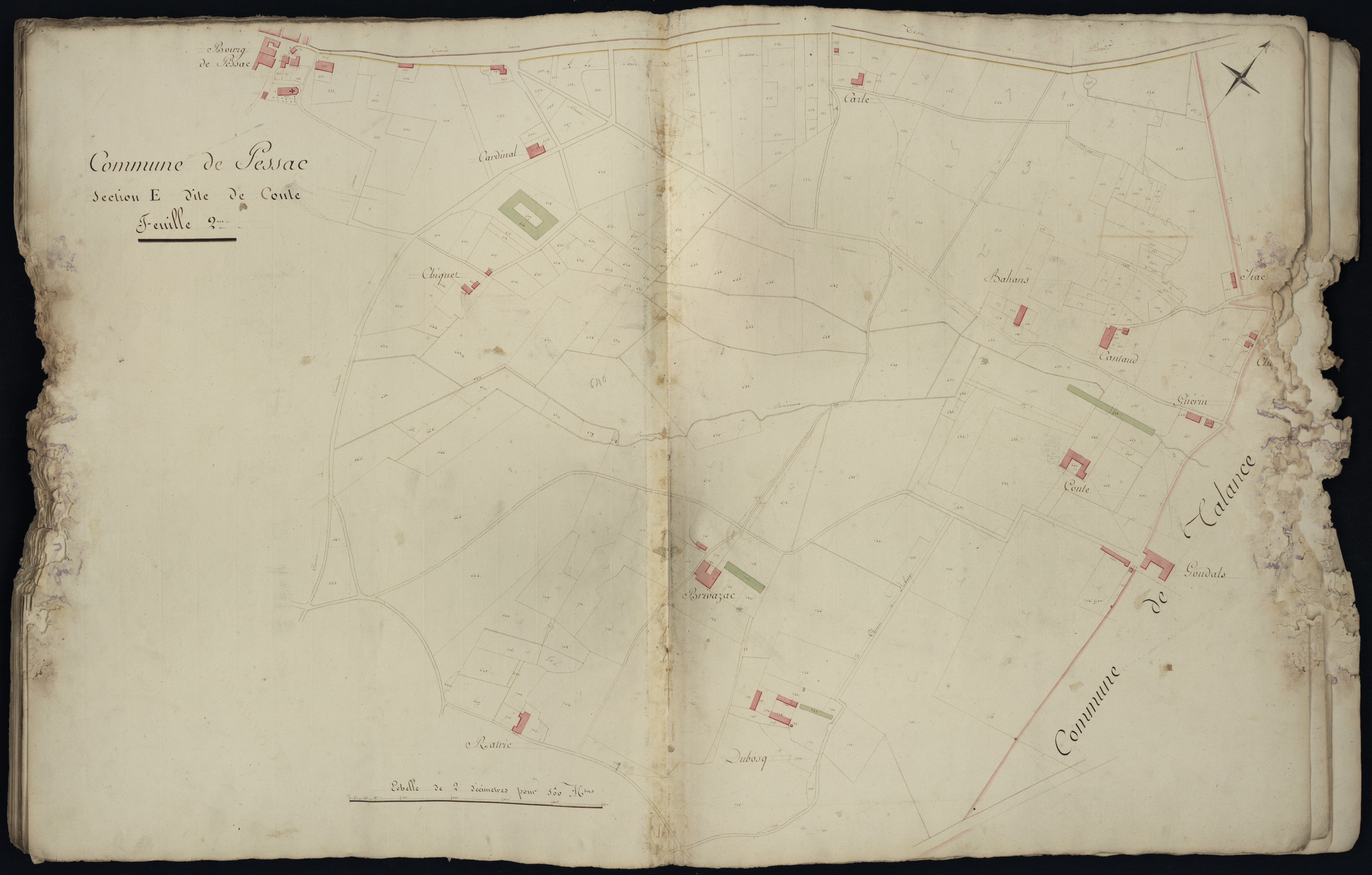 Pessac - -Section E feuille 2 : Conte