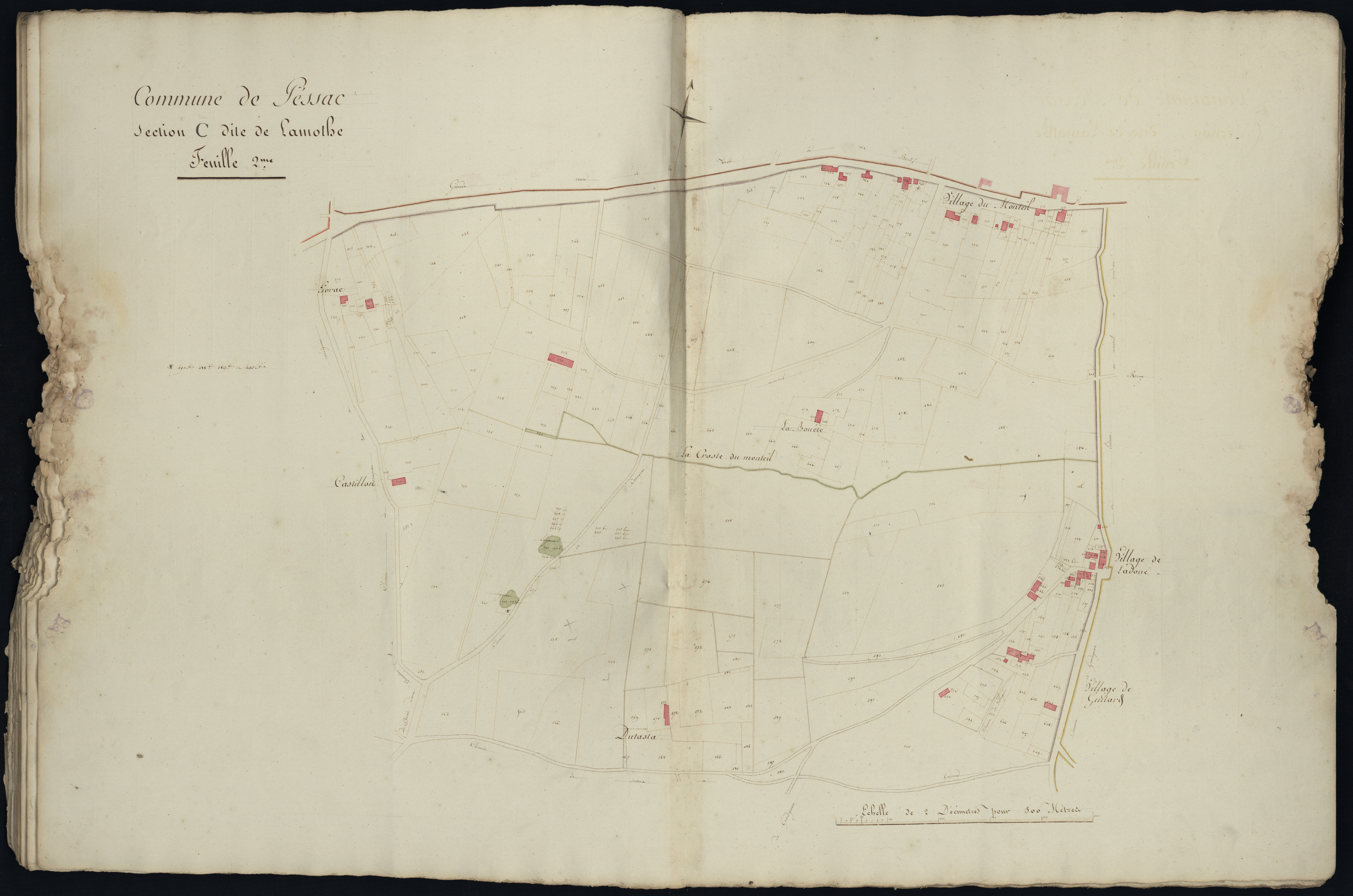 Pessac - -Section C feuille 2 : Lamothe