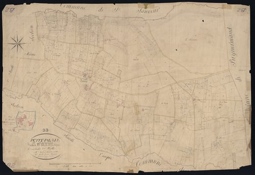 Petit-Palais-et-Cornemps - -Section B feuille 2 : Cornemps