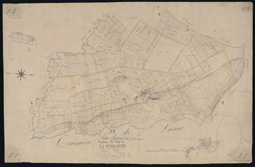 Petit-Palais-et-Cornemps - -Section E feuille 1 : La Margagne