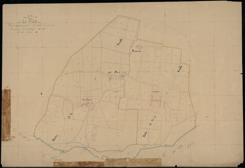 Le Pian-Médoc - -Section A feuille 2 - 3 :