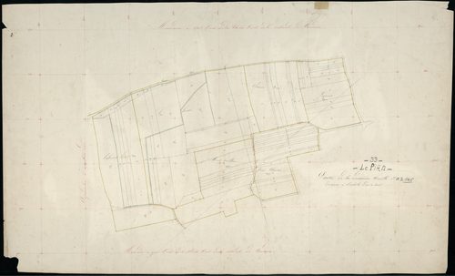Le Pian-Médoc - -Section B feuille 2 : Sénéjac