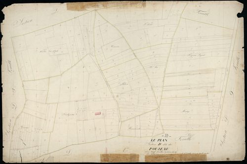 Le Pian-Médoc - -Section D feuille 7 : Le Poujeau